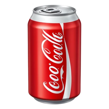 Coca cola can sticker