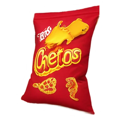 Hot Cheetos bag of chips sticker