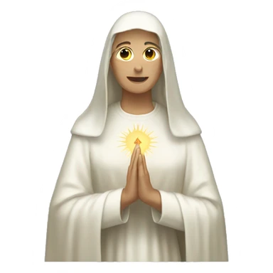 Marian apparition sticker