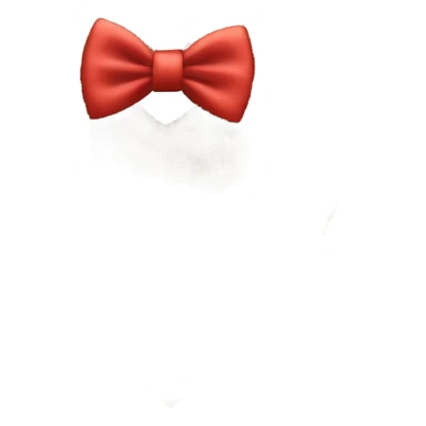 Heart with bow tie  sticker