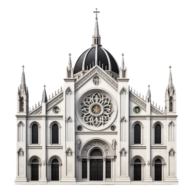 chiesa del duomo di Milano sticker