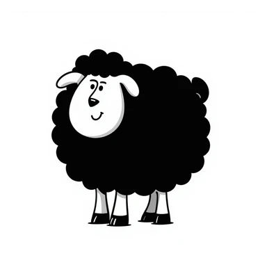Sheep sticker