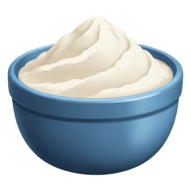 Flour in the bowl sticker