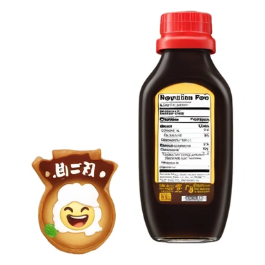 A bottle of teriyaki sauce  sticker