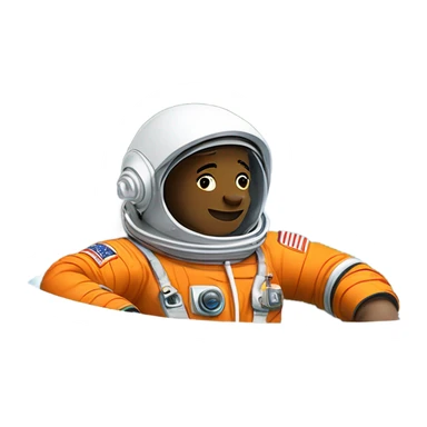 astronaut in hot tub sticker