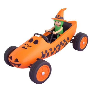 halloween race sticker