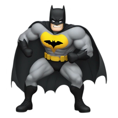 batman working out sticker