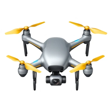 A flying drone  sticker