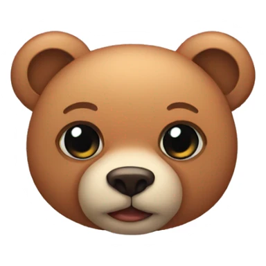 Osito con moño sticker