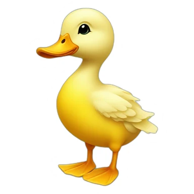 stylish duckling sticker