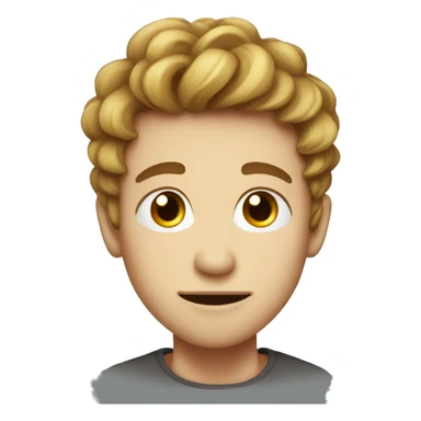 doodling face but chine sticker