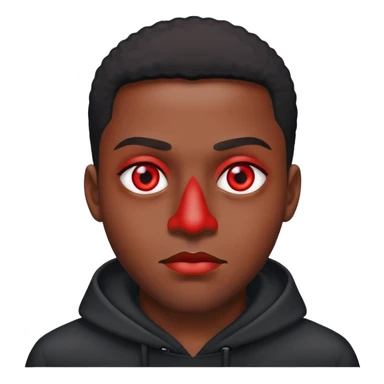 Black guy high off weed sticker