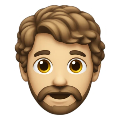 carnicero con barba azul sticker