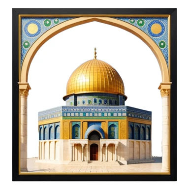Dome of the rock, Palestine sticker