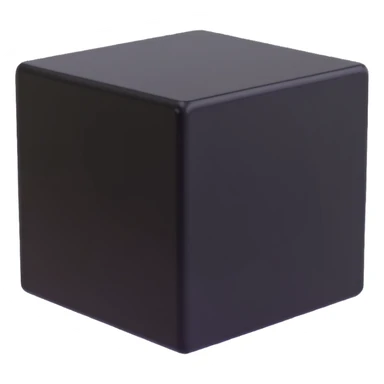 black cube sticker