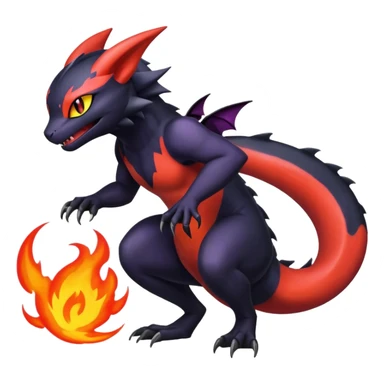 Shiny Epic Badass Noibat-Salandit-Litten-Hybrid sticker