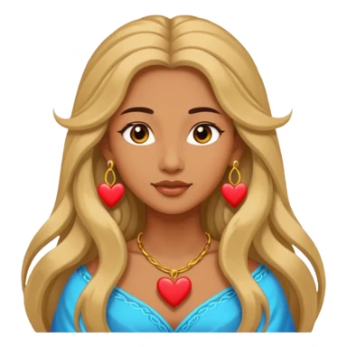 put love shaped earrings to the love goddest sticker