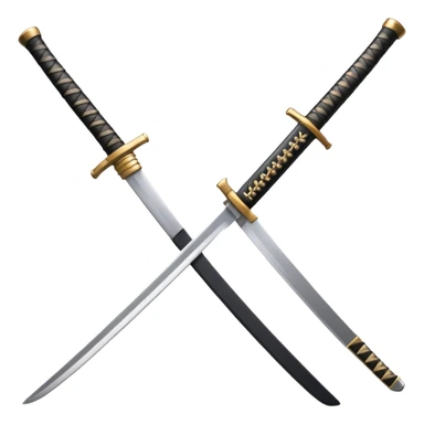 bold text '2vanish' with a tiny katana next to it, apple emoji style sticker