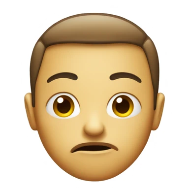 Suspicious face sticker