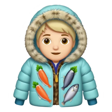 salad herring under a fur coat sticker