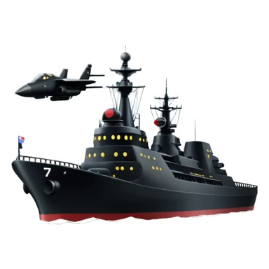 generate an ultra realistic shadow Russian fleet sticker