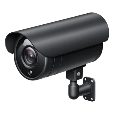 Cctv camera facing 10 o clock position  sticker