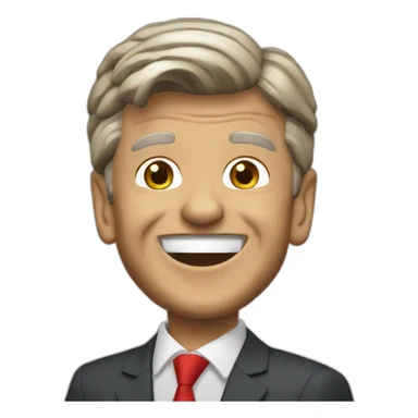 arsene wenger super happy sticker