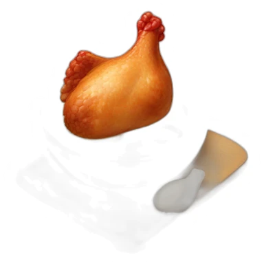 chicken leg sticker