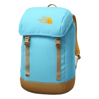 light blue everyday north face backpack sticker