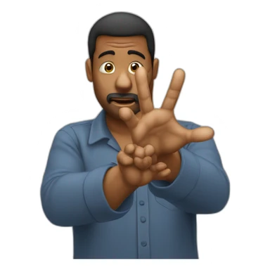 Meme du mec qui a les mains sur la tête et qui est choqué sticker