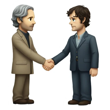 hannibal lecter nbc holding hands with will graham sticker