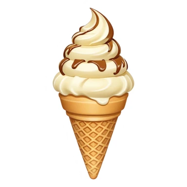 Ice cream cone sticker