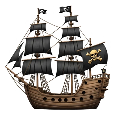 pirate ships sticker