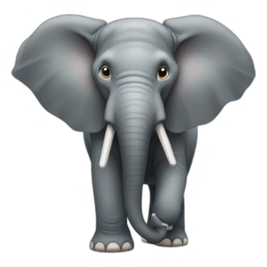 Éléphant qui fait un prout sticker