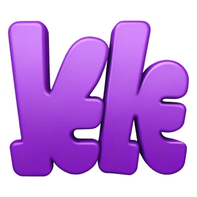 The word "Yes" in purple  sticker