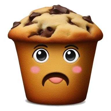 Chocolate chip muffin  sticker