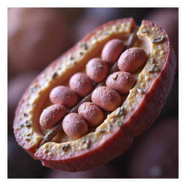 hyperrealistic 4K image showing fatty acid transport mechanism in mitochondrion, highlighting carnitine and cellular structures sticker