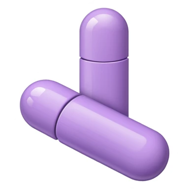 lilac pill sticker