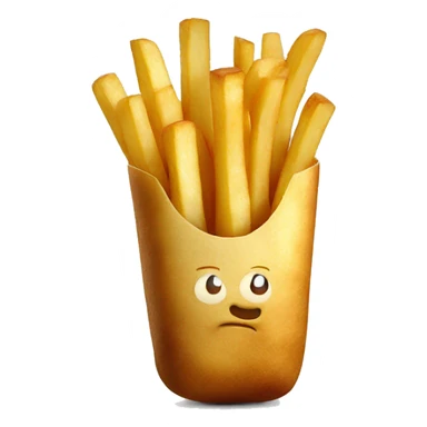 potato fries sticker