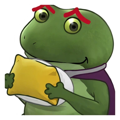 Epic pillow fight sticker