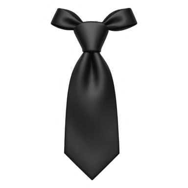 standerd tie, genrate only tie which is in black color sticker
