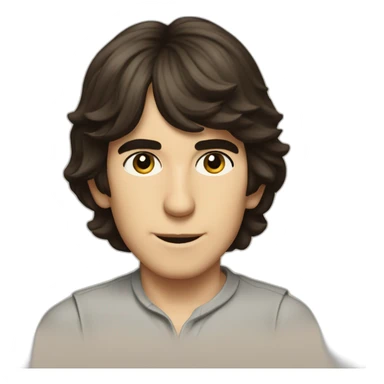 Young George Harrison sticker