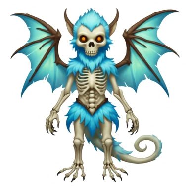 Draconian Faerie Elvish Giant Dwarfed Zombiefied Vampiric Spectral Ghostly Ghoulish Skeletal Furry Fuzzy Fluffy Feathery Translucent Transparent Luminescent Bioluminescent, full body sticker