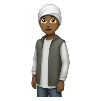 Muslim boys  sticker