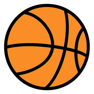 Basketball sticker