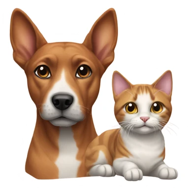 realistic indoor cat and dog sticker