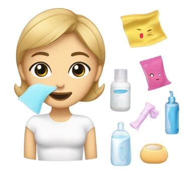 Women higiene sticker