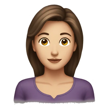 brown hair brown eyed 51 year old female who likes butterflies sticker