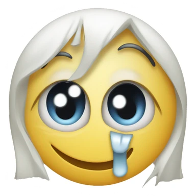 laughing and crying eye sticker