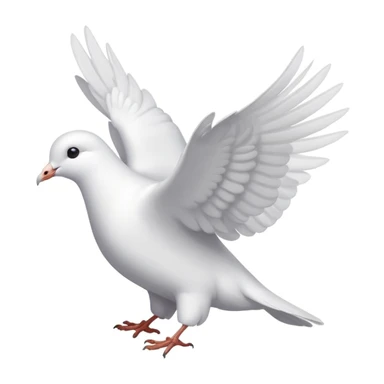 dove emoji, aesthetic, smooth sticker